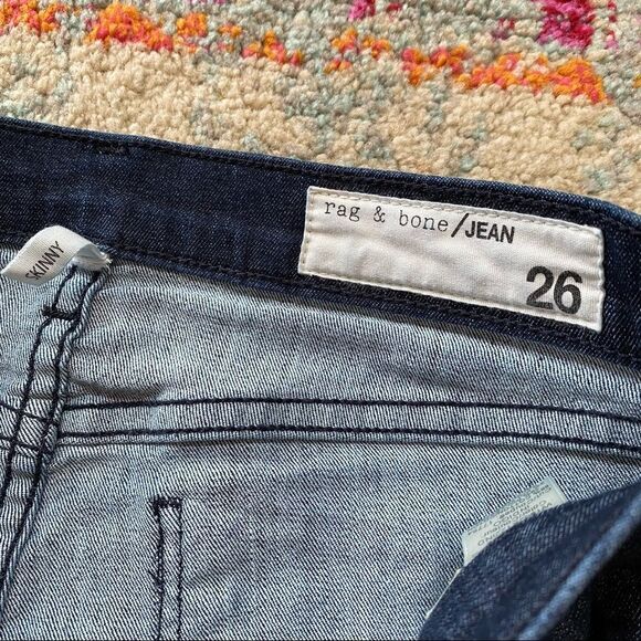 Rag & Bone Indigo Skinny Jeans size 26 - Picture 5 of 10